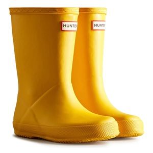 Hunter Kids First Classic Rain Boots - yellow